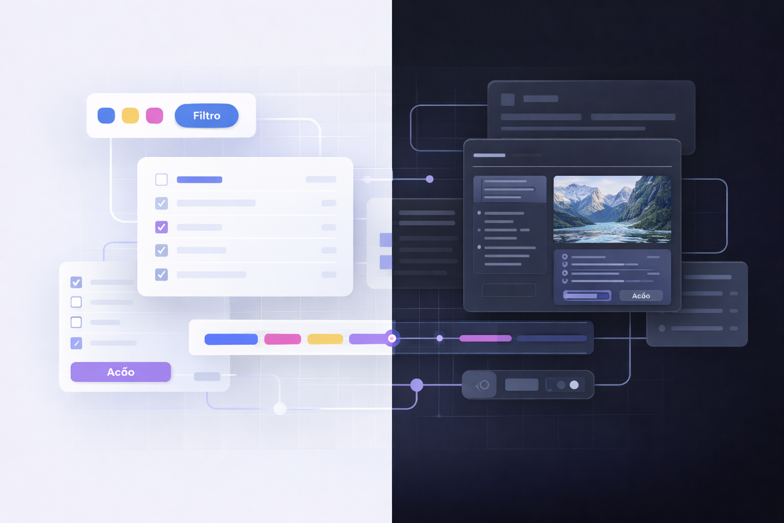 Componentes de interface premium